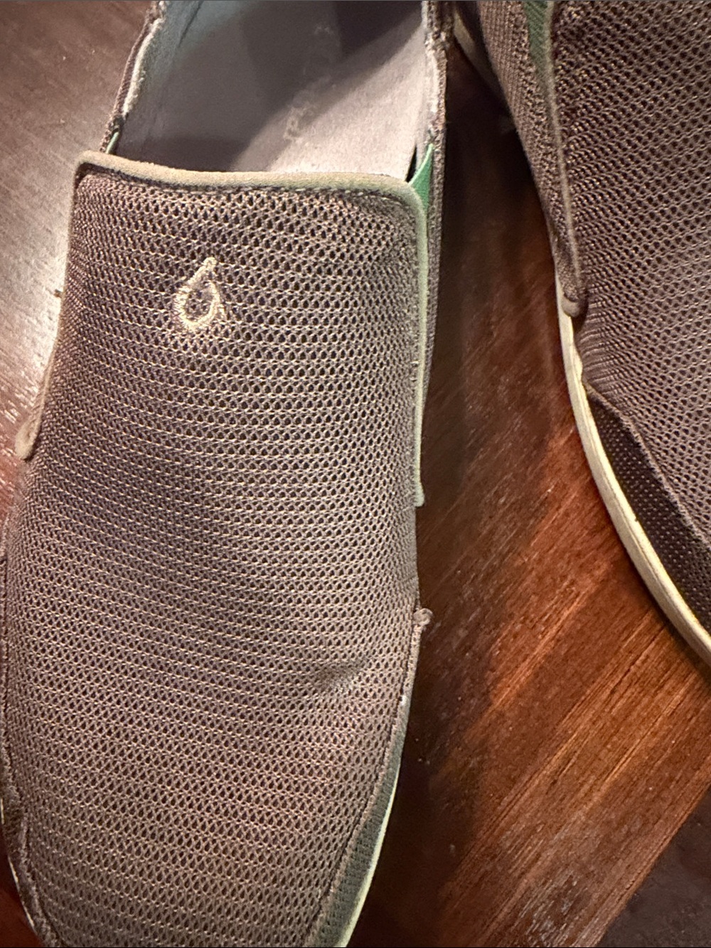 Casual Olukei Men's Slip-On Sneakers - Taupe size 14 - Picture 5 of 8